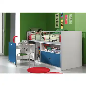 Netto Marken-Discount Vipack Halbhochbett Bonny 91 Fronteinstieg, blau Angebot