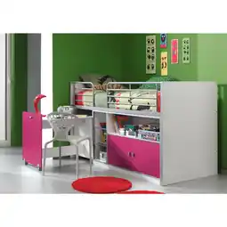 Netto Marken-Discount Vipack Halbhochbett Bonny 91 Fronteinstieg, fuchsia Angebot