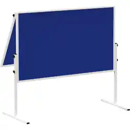 Netto Marken-Discount MAUL Moderationstafel MAULsolid, klappbar - Filz blau Angebot
