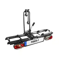 Netto Marken-Discount Eufab Fahrradträger POKER-F für 2 Fahrräder Fahrradheckträger für Anhängerkupplung Angebot