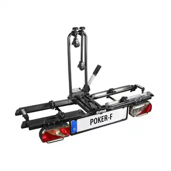 Netto Marken-Discount Eufab Fahrradträger POKER-F für 2 Fahrräder Fahrradheckträger für Anhängerkupplung Angebot