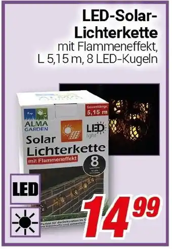 CENTERSHOP LED-Solar Lichterkette Angebot