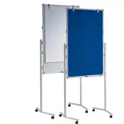 Netto Marken-Discount MAUL Moderationstafel MAULpro, Textil blau / Whiteboard - mit Zubehör Angebot