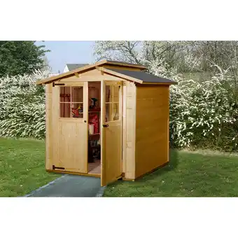 Netto Marken-Discount Gartenhaus 323 Gr.2, lasiert, 19 mm Angebot