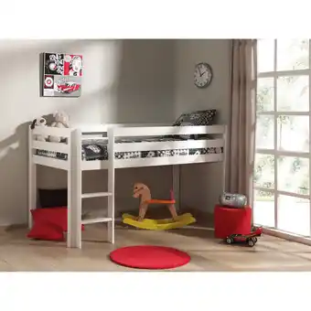 Netto Marken-Discount Vipack Spielbett Pino , Kiefer massiv weiß lackiert Angebot