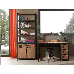Netto Marken-Discount Vipack Set Alex best. aus Regal und Schreibtisch Kiefer gebürstet Angebot