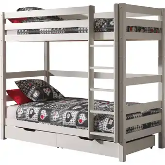 Netto Marken-Discount Vipack Furniture Etagen-Hochbett Pino, weiß Angebot