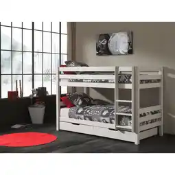 Netto Marken-Discount Vipack Furniture Etagenbett Pino, weiß Angebot