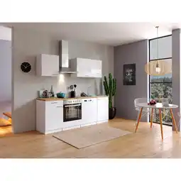 Netto Marken-Discount Respekta Küchenzeile KB220WWC 220 cm Weiß Angebot