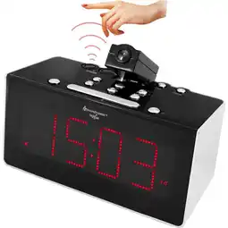 Netto Marken-Discount Soundmaster FUR6005 Funkgesteuertes Uhrenradio mit Projektion & IR-Sensor Angebot