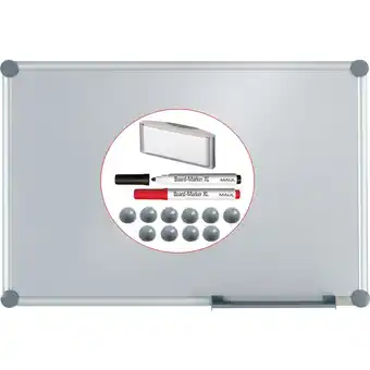 Netto Marken-Discount MAUL Whiteboard 2000 MAULpro, Komplett-Set silver - 90 x 180 cm Angebot