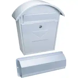Netto Marken-Discount Rottner Aosta Set Briefkasten weiß Angebot