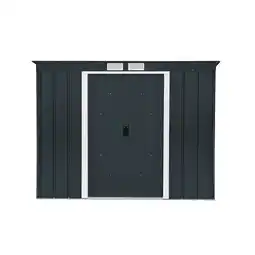 Netto Marken-Discount Tepro Metallgerätehaus ECO 8x4 anthrazit Angebot
