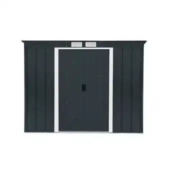 Netto Marken-Discount Tepro Metallgerätehaus ECO 8x4 anthrazit Angebot
