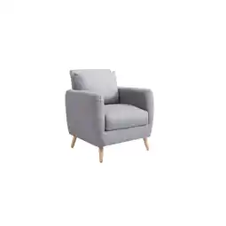 Netto Marken-Discount CLP Polstersessel TILGARD mit Armlehnen und Stoffbezug I Belastbarer Loungesessel mit Holzbeinen Angebot