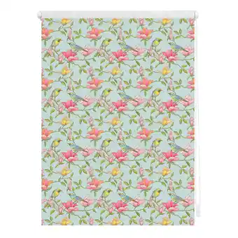 Netto Marken-Discount Lichtblick Rollo Klemmfix, ohne Bohren, blickdicht, Birds - Grün Pink Angebot