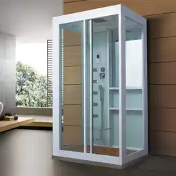 Netto Marken-Discount Home Deluxe White Luxory XL Dampfduschkabine Angebot
