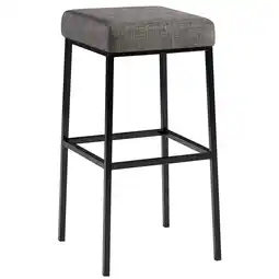 Netto Marken-Discount CLP Barhocker Montreal I Gepolsterter Barstuhl mit Stoffbezug I Tresenhocker mit Metallgestell Angebot