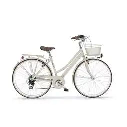 Netto Marken-Discount MBM Trekkingbike New Boulevard Woman 28 6-Gang Creme Angebot
