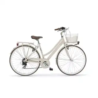 Netto Marken-Discount MBM Trekkingbike New Boulevard Woman 28 6-Gang Creme Angebot