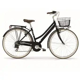 Netto Marken-Discount MBM Trekkingbike New Boulevard Woman 28 6-Gang Schwarz Angebot