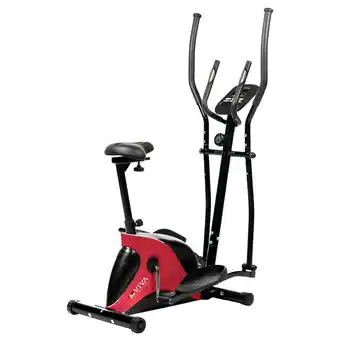 Netto Marken-Discount AsVIVA Crosstrainer & Heimtrainer C16 Bluetooth 2 in 1 Cardio white red Angebot