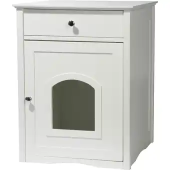 Netto Marken-Discount Dobar Mohrle Designer-Katzenschrank weiß Angebot