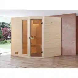 Netto Marken-Discount Weka Eck-Sauna Valida 2 mit Zusatzfenster, 189 x 203,5 x 189 cm Angebot