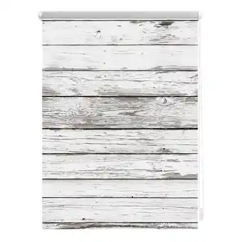 Netto Marken-Discount Lichtblick Rollo Klemmfix, ohne Bohren, blickdicht, Bretter-Vintage Angebot