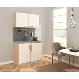 Netto Marken-Discount Respekta Miniküche MK100ESWOSS 100 cm weiß - Kochmulde Angebot