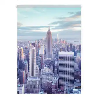 Netto Marken-Discount Lichtblick Rollo Klemmfix, ohne Bohren, blickdicht, New York - Blau Angebot
