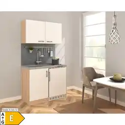 Netto Marken-Discount Respekta Miniküche MK100ESWOSC 100 cm weiß - Glaskeramikkochfeld Angebot