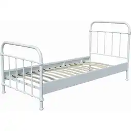 Netto Marken-Discount Vipack Metallbett New York 90x200 cm, weiß Angebot