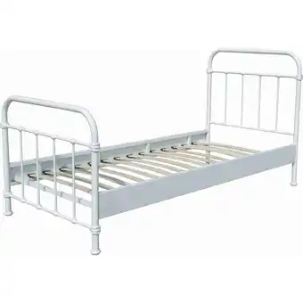 Netto Marken-Discount Vipack Metallbett New York 90x200 cm, weiß Angebot