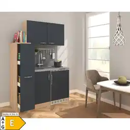 Netto Marken-Discount Respekta Miniküche MK130ESGOSS 130 cm grau - Kochmulde Angebot