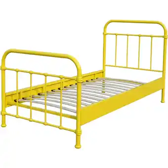 Netto Marken-Discount Vipack Metallbett New York 90x200 cm, gelb Angebot