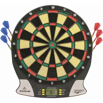 Netto Marken-Discount Carromco Elektronik Dartboard Score 301 Angebot