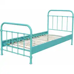 Netto Marken-Discount Vipack Metallbett New York 90x200 cm, türkis Angebot
