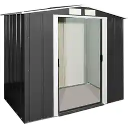 Netto Marken-Discount Tepro Metallgerätehaus ECO 6x4 anthrazit Angebot