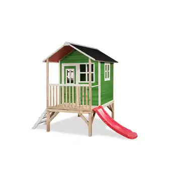 Netto Marken-Discount EXIT Loft 300 Holzspielhaus - grün Angebot