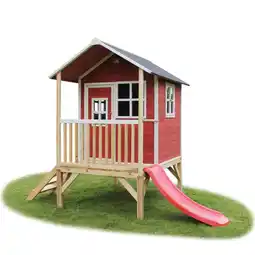Netto Marken-Discount EXIT Loft 300 Holzspielhaus - rot Angebot