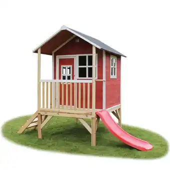 Netto Marken-Discount EXIT Loft 300 Holzspielhaus - rot Angebot