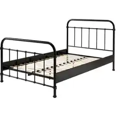 Netto Marken-Discount Vipack Metallbett New York 120x200 cm, schwarz Angebot