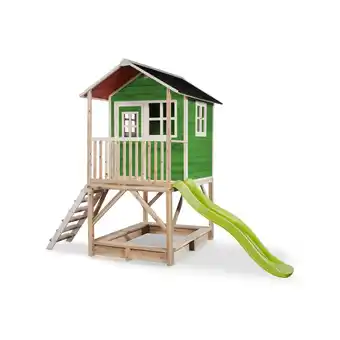 Netto Marken-Discount EXIT Loft 500 Holzspielhaus - grün Angebot