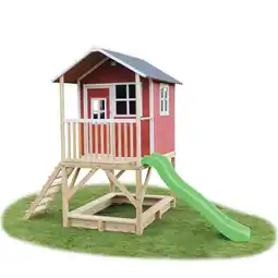 Netto Marken-Discount EXIT Loft 500 Holzspielhaus - rot Angebot