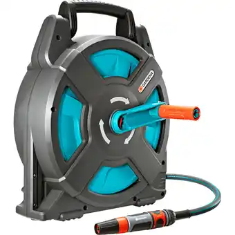 Netto Marken-Discount GARDENA Schlauchtrommel Schlauchbox Classic 15 Set, mit Schlauch, Systemteilen und Spritze Angebot
