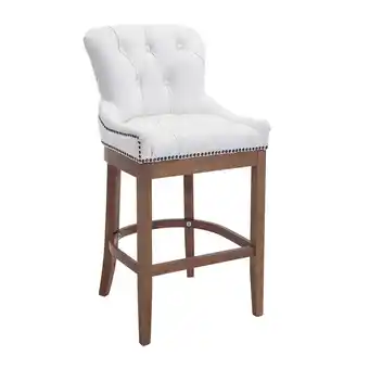 Netto Marken-Discount CLP Barhocker Lakewood Echtleder-Bezug I Gepolstert I Gestell Aus Hellem Holz Angebot