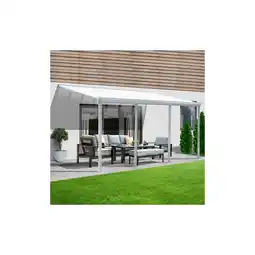 Netto Marken-Discount HOME DELUXE Terrassenüberdachung SOLIS - 618 x 303 x 226 / 278 cm Weiß Angebot