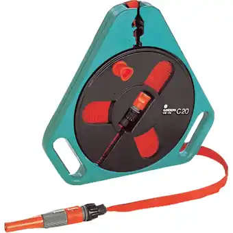 Netto Marken-Discount GARDENA Schlauchtrommel roll-fix-Flachschlauch 15 mit Kassette Classic Angebot