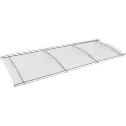 Netto Marken-Discount Gutta Typ L Pultvordach Edelstahl, 270 x 95 cm, satiniert weiß Angebot